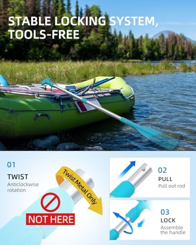 OCEANBROAD Emergency Paddle 21''-42''(Assembling Required)/26''-54'' - Image 3