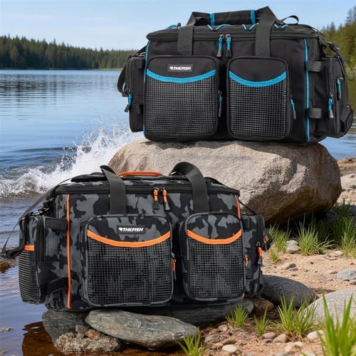 THKFISH Waterproof Large Fishing Tackle Bag for 3600/3700 Tackle Box - Image 7