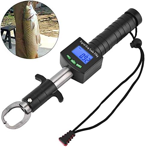 PerGar Digital Fish Grip Scale, Fish Weigher, 3 in 1 Digital Fish Grip Scale, 25kg/55lb Fish Lip Gripper Grabber, Fish Scales Digital Weight Lip Gripper - Image 5