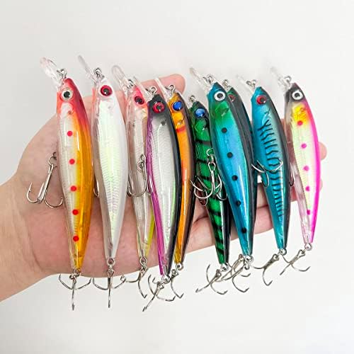 Fishing Lures Kit Set, Baits Tackle Including Crankbaits, Topwater Lures, Spinnerbaits, Worms, Jigs, Hooks, Tackle Box and More Fishing Gear Lures for Bass Trout - Image 5