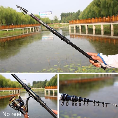 Portable Telescopic Fishing Rod – 9/12/15/18/20ft Carbon Spinning Rod, Ultralight for Small to Medium Fish, Lure 0.2-1.5oz, Ideal for Travel, Trout & Carp - Image 5