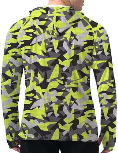 Men's UPF 50+ Sun Protection Hoodie, Long Sleeve Fishing Shirt - Image 5