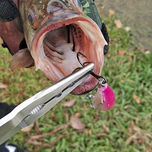 Fishing Pliers Saltwater Freshwater Long Nose Hook Remover Stainless Steel - Image 3