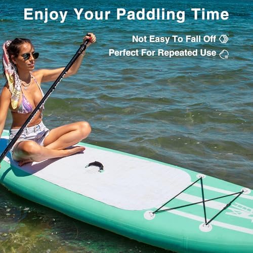 4 Pcs Stainless Steel D-Ring Patch Kit, with 1 Bungee Cord Rope, 4 Cord Hooks, Paddle Board Accessories for Kayak, Inflatable Boat, Caneo, No Glue Included - Image 5