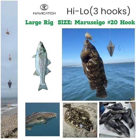 Hi-Lo Rig – Pre-Tied Hooks, PE Line, 4/6 Pack, #13/#16/#20 - Image 4