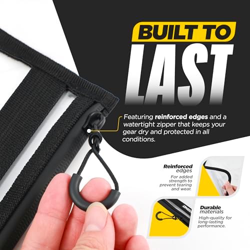 Beyond Fishing DryVault Tackle Storage Bag – Soft Plastic Bait Storage, Fishing Tackle See Through Bait Bag, Water-Resistant, Durable & Transparent Soft Bait Organizer for Easy Gear Access - Image 4
