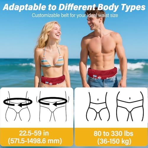 Adult Automatic Inflatable Belt Pack Waist PFD for SUP Fishing Kayaking - Image 2