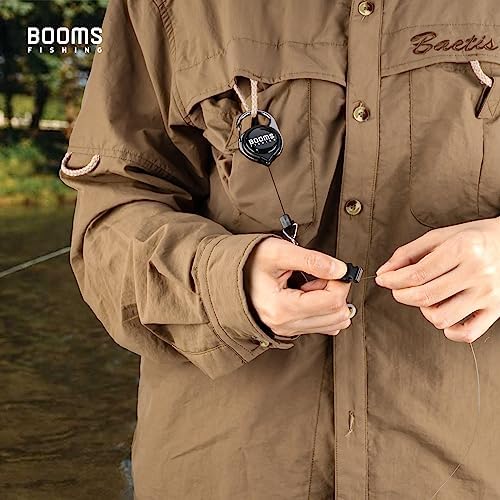 Booms Fishing FC2 Fishing Knot Tying Tool, Fly Fishing Line Cutter, Fishing Clippers with Retractor - Image 2