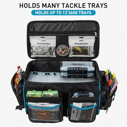 THKFISH Waterproof Large Fishing Tackle Bag for 3600/3700 Tackle Box - Image 4