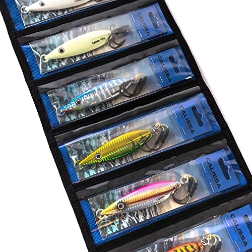 Calissa Offshore Tackle Fast Fall Jig 80g 150g 250g 300LBS Assist Hooks 3/0 Butterfly - Vertical Speed Lure Slow Pitch Flat - Glow Color Painted on Both Sides - Image 3