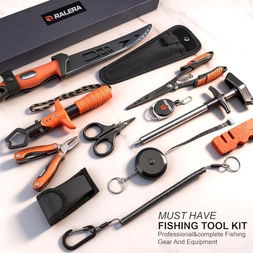 Fillet Knife Set for Beginner, Fishing Pliers Precisely, Fish Measuring Tape, Non Slip Grip Fishing Knife, Saltwater Fishing Accessories, Great Value Fishing Tackle - Image 2