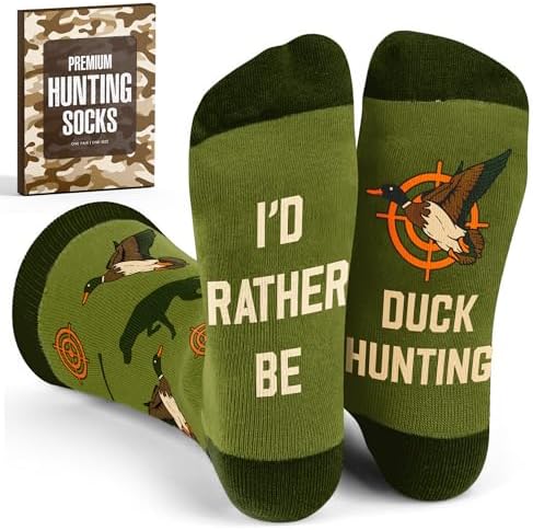 Fishing Gifts, Hunting Gifts for Men - Deer & Duck Hunting Accessories, Fly Fishing Accessories - Father Day Gift by SOCKJAR