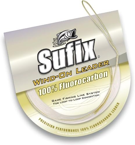 Sufix Wind-On Fluorocarbon Leader Fishing Line-33-Feet Leader (Clear, 30-Pound) (700-030F) by Sufix