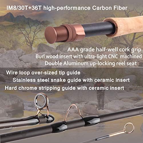 Maxcatch Farglory Euro Nymph Fly Fishing Rod, 4-in-1, Mod Fast Action, Czech Nymphing Style - Image 3