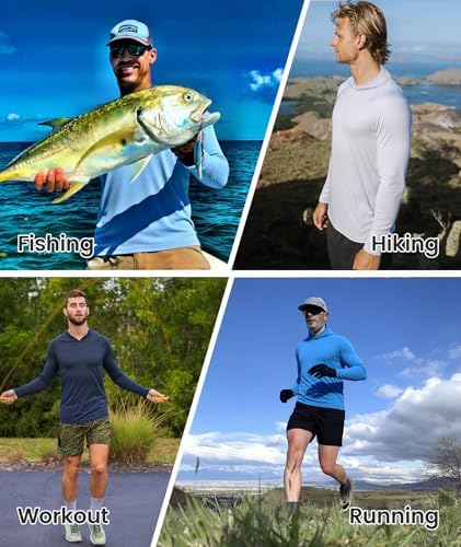 ZITY Men's Lightweight Pullover Hoodie UPF 50+ Fishing Shirts Sweatshirt - Image 2