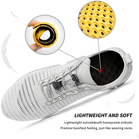 SOBASO Water Shoes Women Men Quick Drying Swim Beach Aqua Shoes for Water Sport Diving Hiking Sailing Travel - Image 4