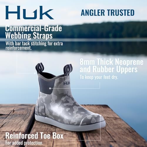 HUK mens Rogue Wave Shoe, High-performance Fishing & Deck Boot - Image 3