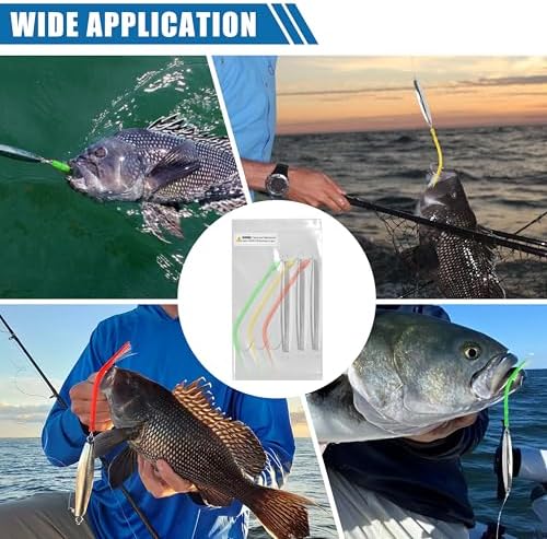Diamond Jigs Saltwater Fishing Lures,Casting Jigging Spoon with Split Tube Tail Stainless Steel Hook Metal Jig Spoon Baits for Deep Sea Offshore Surf Fishing Bottom Sinking - Image 6