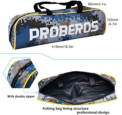 Fishing Rod and Reel Combo, 6.9ft Carbon Fiber Telescopic Fishing Pole with Spinning/Baitcasting Reel Combos, Sea Saltwater Freshwater Ice Bass Fishing Tackle Set Fishing Rods Kit - Image 3