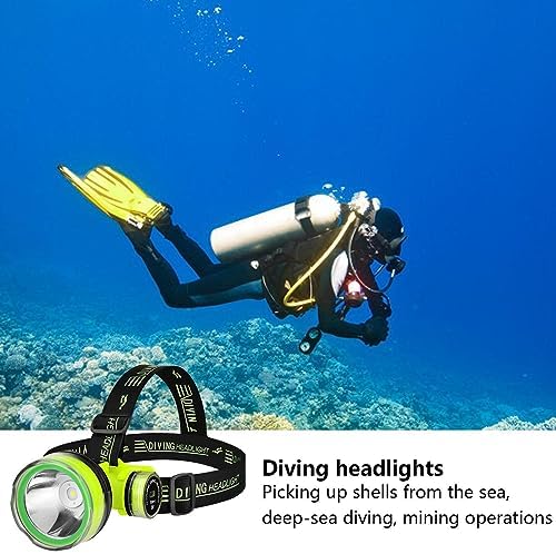 Waterproof Diving LED Headlamp – Rechargeable Underwater Torch with 2 Light Modes | Bright LED Diving Flashlight for Forehead, Hands-Free Head Light for Swimming, Snorkeling, Hiking, Outdoor Adventure - Image 5