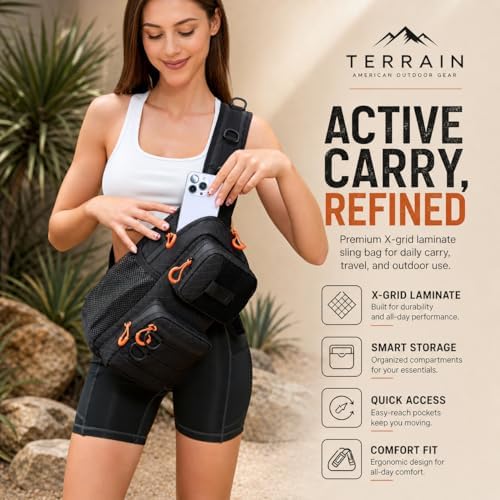 X-PAC Fishing Sling Bag, Waterproof Tackle Pack with Rod Holder for Men - Image 7