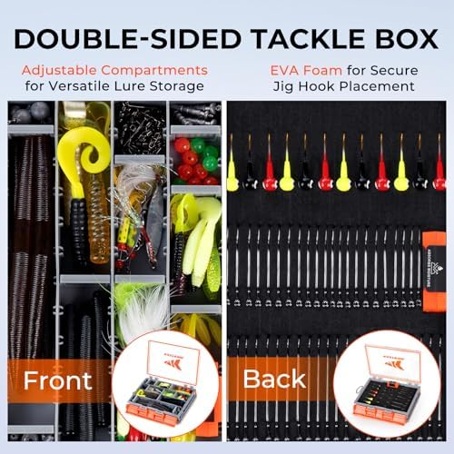 KastKing HyperSeal 3500 Double-Sided Waterproof Fishing Tackle Box, 1 Pack - Image 3