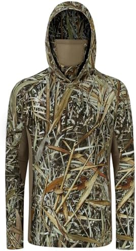 BASSDASH Men's UPF 50+ Camo Long Sleeve Hunting Fishing Hoodie Shirt - Image 5
