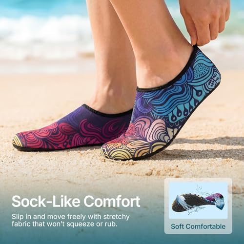Water Shoes for Women Men Quick-Dry Aqua Socks Swim Beach Outfits Barefoot - Image 4