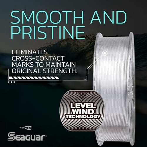 Seaguar Fluoro Premier Big Game Saltwater Fishing Line Shock Leader, 100% Fluorocarbon, Clear, Multiple Sizes - Image 4