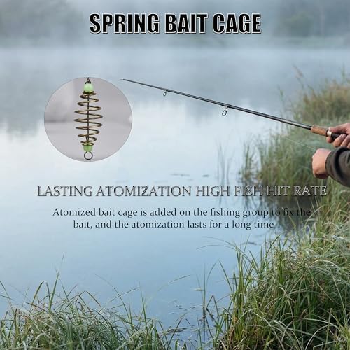 Fishing Bait Cages, 24Pcs 3.1in Carbon Steel for Carp and Catfish - Image 4