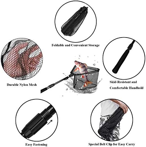 PLUSINNO Fishing Net Fish Floating Landing Net with Handle - Image 5