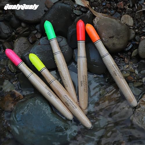QualyQualy Lighted Fishing Floats for Catfish, 3-5PCS Fishing Pole Floats Glow in Dark Fishing Bobber with Glow Sticks for Freshwater Saltwater - Image 6