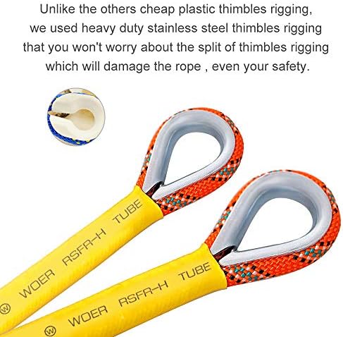 X XBEN Outdoor Climbing Rope 10M(32ft) 20M(64ft) 30M(96ft) 50M(160ft) 70M(230ft) 152M(500FT) 352M(1000FT) Static Rock Climbing Rope for Escape Rope Ice Climbing Equipment Fire Rescue Parachute - Image 4