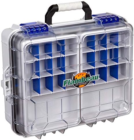 Flambeau Outdoors Waterproof Satchel 3000 Glide Trays, Gray, No Bottom Cage by FlambeauOutdoors