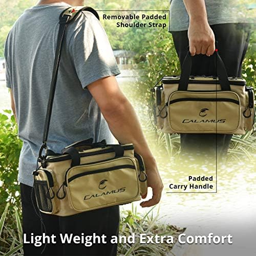 Calamus TB61 Fishing Tackle Bag, Fishing Gear, Gifts for Angler, Khaki - Image 4