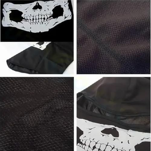 Skeleton Gloves and Skull Mask, Ghost Balaclava Halloween - Image 4