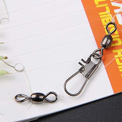 Fishing Rigs Saltwater Bait Lures, 10 Packs Bait Rigs Luminous with Fish Skin Feather Hook Size 4 6 8 - Image 5