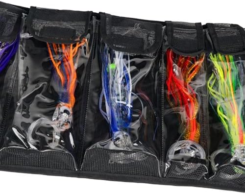 THKFISH Large Trolling Lure Bag for Saltwater, Offshore Trolling Rig Bag - Image 5