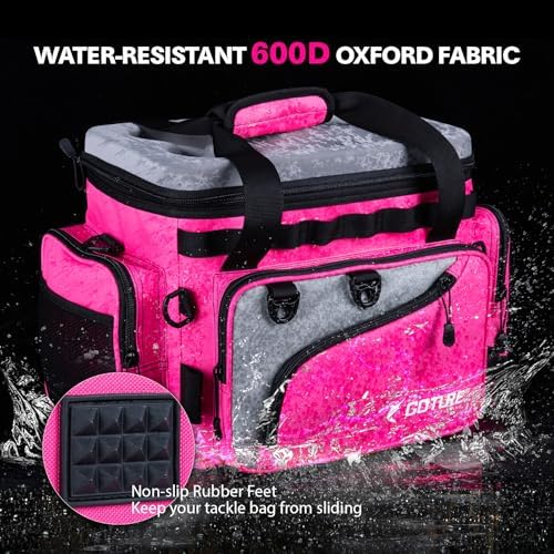 Goture Pink Fishing Rod and Reel Combos with Cooler Tackle Bag,6FT-9FT - Image 6