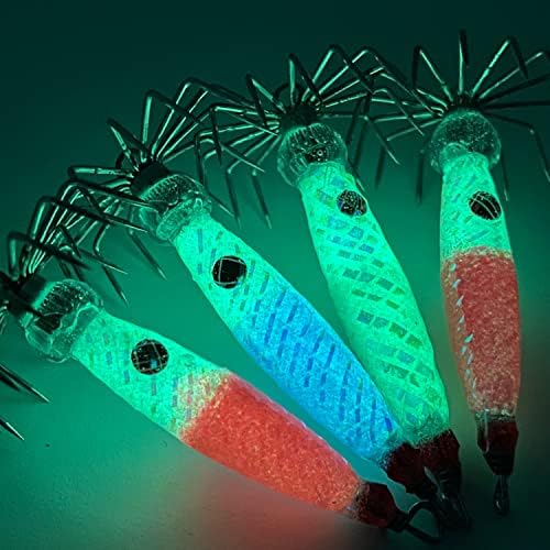 Squid Jig Weighted jigs Handmade 30mm Wide Hook Made in USA 3/8,1/2,3/4oz Premium Quality - Image 2