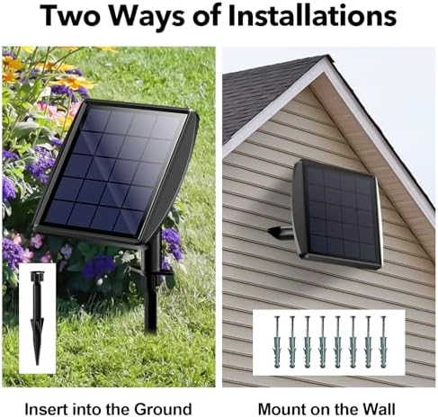POPOSOAP 3-in-1 Solar Pond Lights, Warm White Underwater Pond Lights, IP68 Waterproof LED Fountain Lights for for Pond, Fountain, Pool Waterfall Decoration Garden Patio (3 Lights)-P63H - Image 3