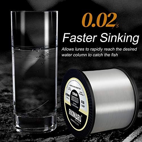 RIKIMARU Fluoro Fishing Line, 100% Soft Fluorocarbon Coated Fishing Line - Image 5