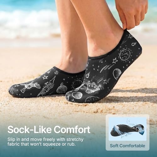 Water Shoes for Women Men Quick-Dry Aqua Socks Swim Beach Outfits Barefoot - Image 4