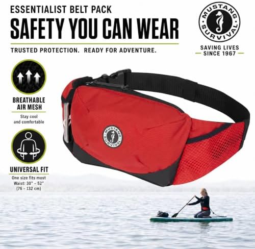 Mustang Survival Essentialist Belt Pack - Red - Image 7
