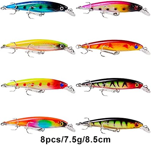 Bass Fishing Lures Kit Set Topwater Hard Baits Minnow Crankbait Pencil VIB Swimbait for Bass Pike Fit Saltwater and Freshwater - Image 2