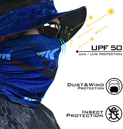 KastKing Sol Armis UPF50+ Neck Gaiter, Hydrocool Fishing Mask, Men & Women - Image 2