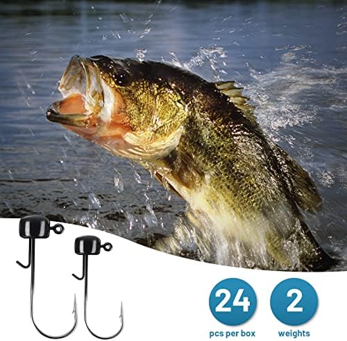 MadBite by KastKing Ned Rig Jig Heads for Soft Fishing Lure Kits - Image 3