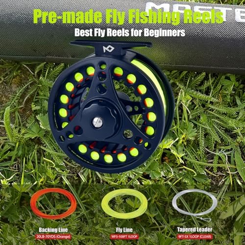 Fly Fishing Combo Starter Kit, Graphite Rod and Reel with Case - Image 3