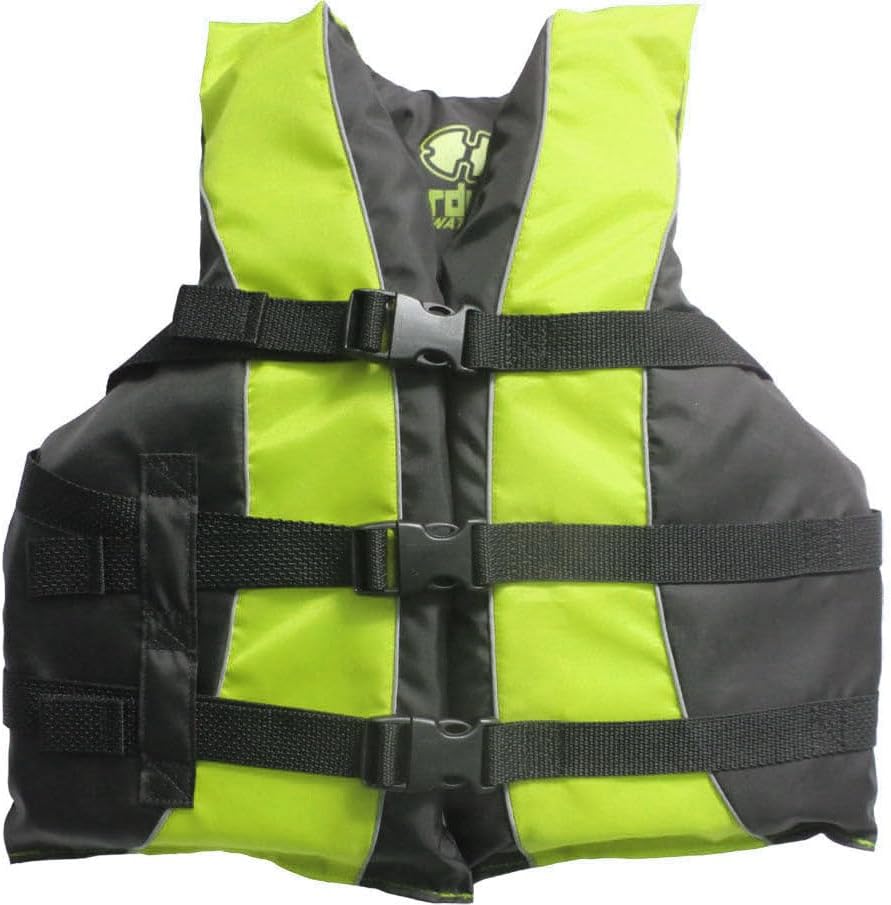 Hardcore Life Jacket Paddle Vest; Coast Guard Approved Type III PFD Life Vest Flotation Device; Jet ski, Wakeboard, Kayak; Ideal Extra Life Jacket for Your Pontoon Boat by Hardcore+Water+Sports