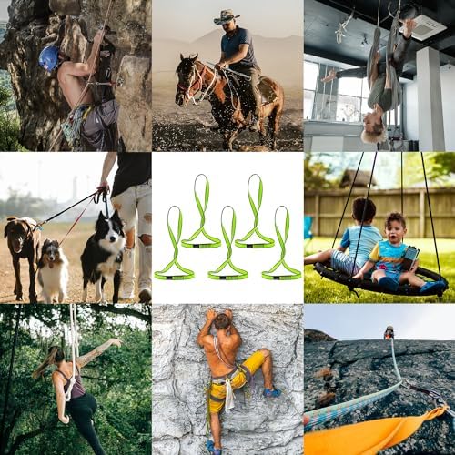 18MM Nylon Climbing Sling Runner 23KN CE2008/EN566 Rock Climbing Webbing Straps for Outdoor Climbing, Rappelling, Swing, Yoga Hammock etc - Image 5